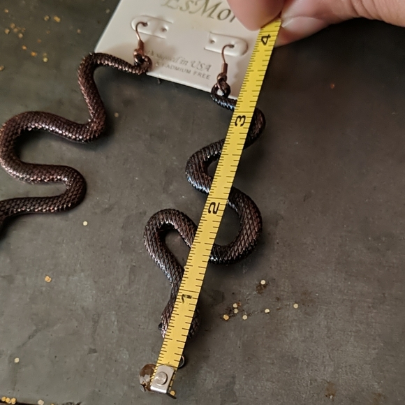 πππ Snake earrings - Picture 3 of 5